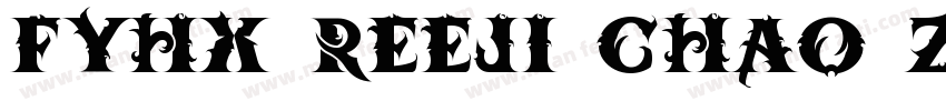 fyhx reeji chao zenggb regular字体转换